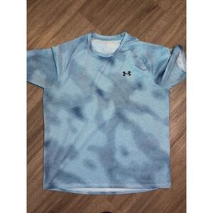 Men's Blue Lino Print Under Armor L